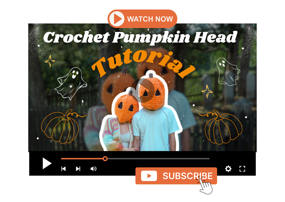 Crochet Pumpkin Head Tutorial and Pattern