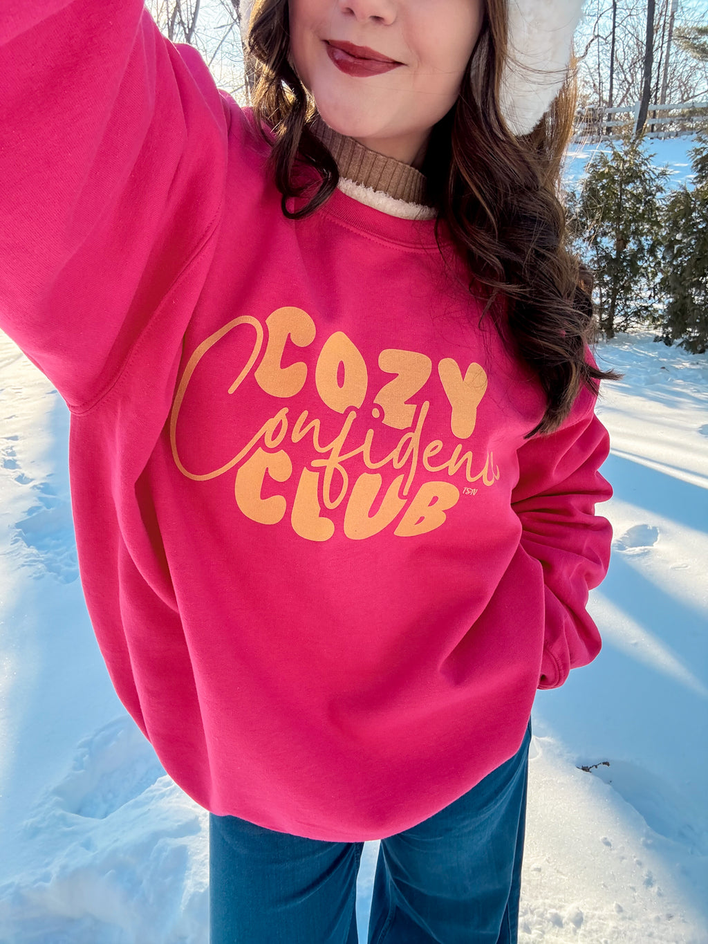 Yellow Cozy Confidence Club Sweatshirt