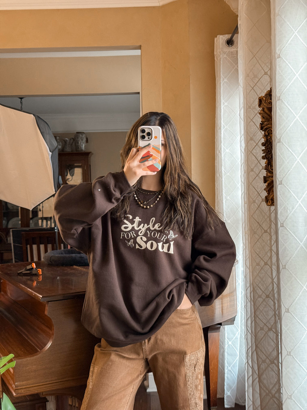 Brown Style For Your Soul Sweatshirt