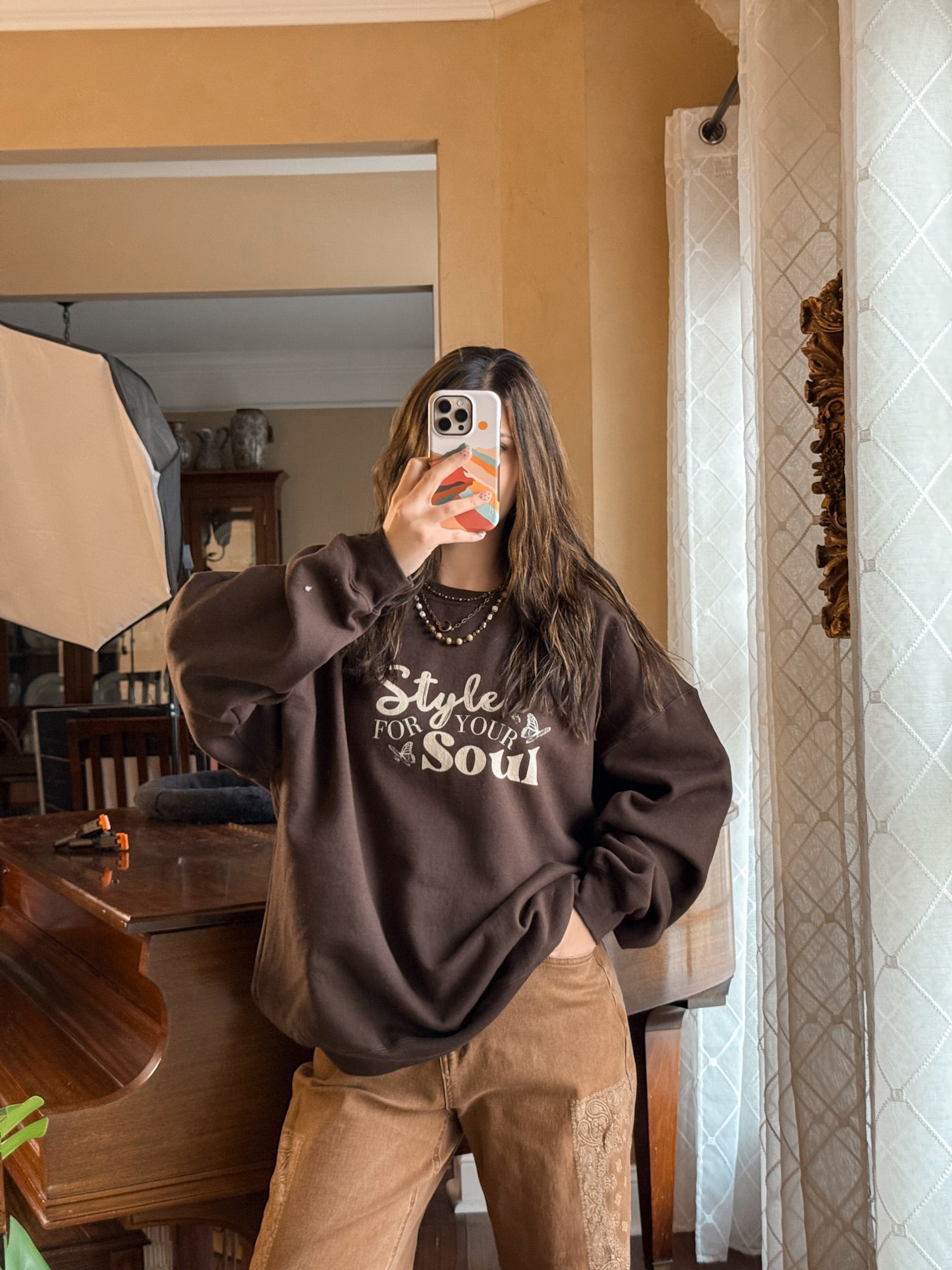 Brown Style For Your Soul Sweatshirt