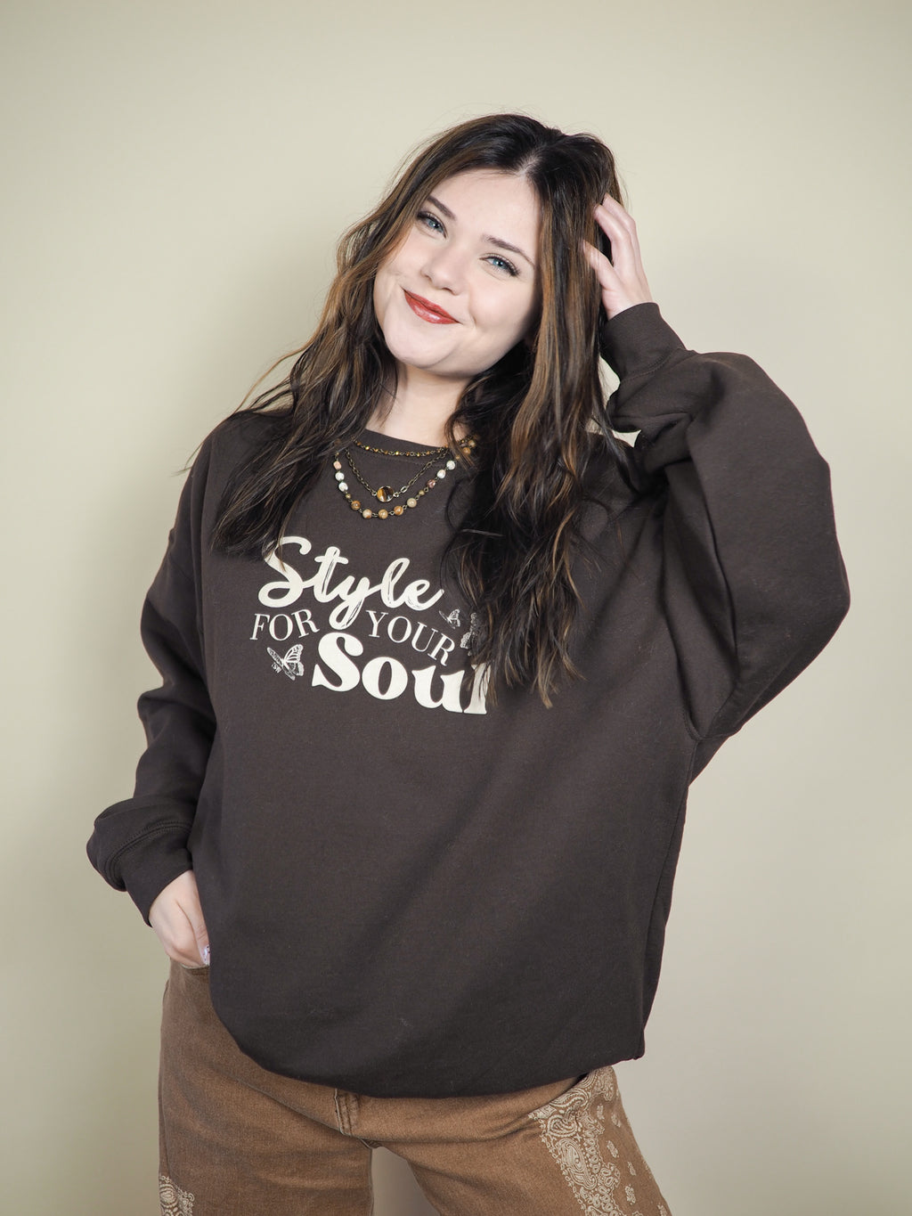 Brown Style For Your Soul Sweatshirt