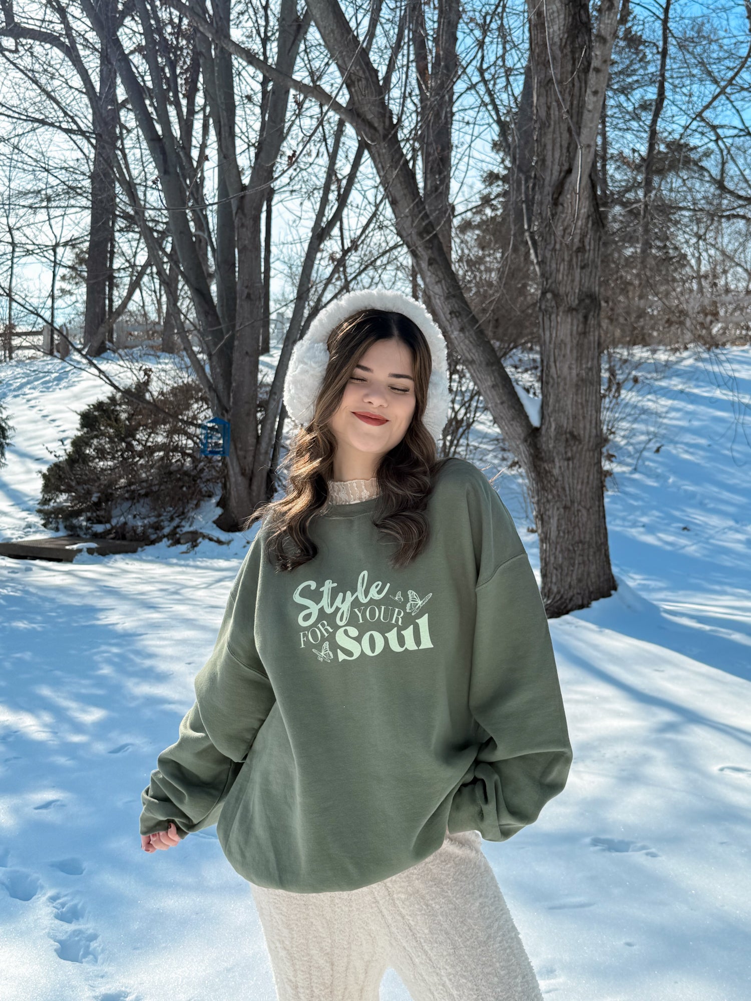 Army Green Style For Your Soul Sweatshirt