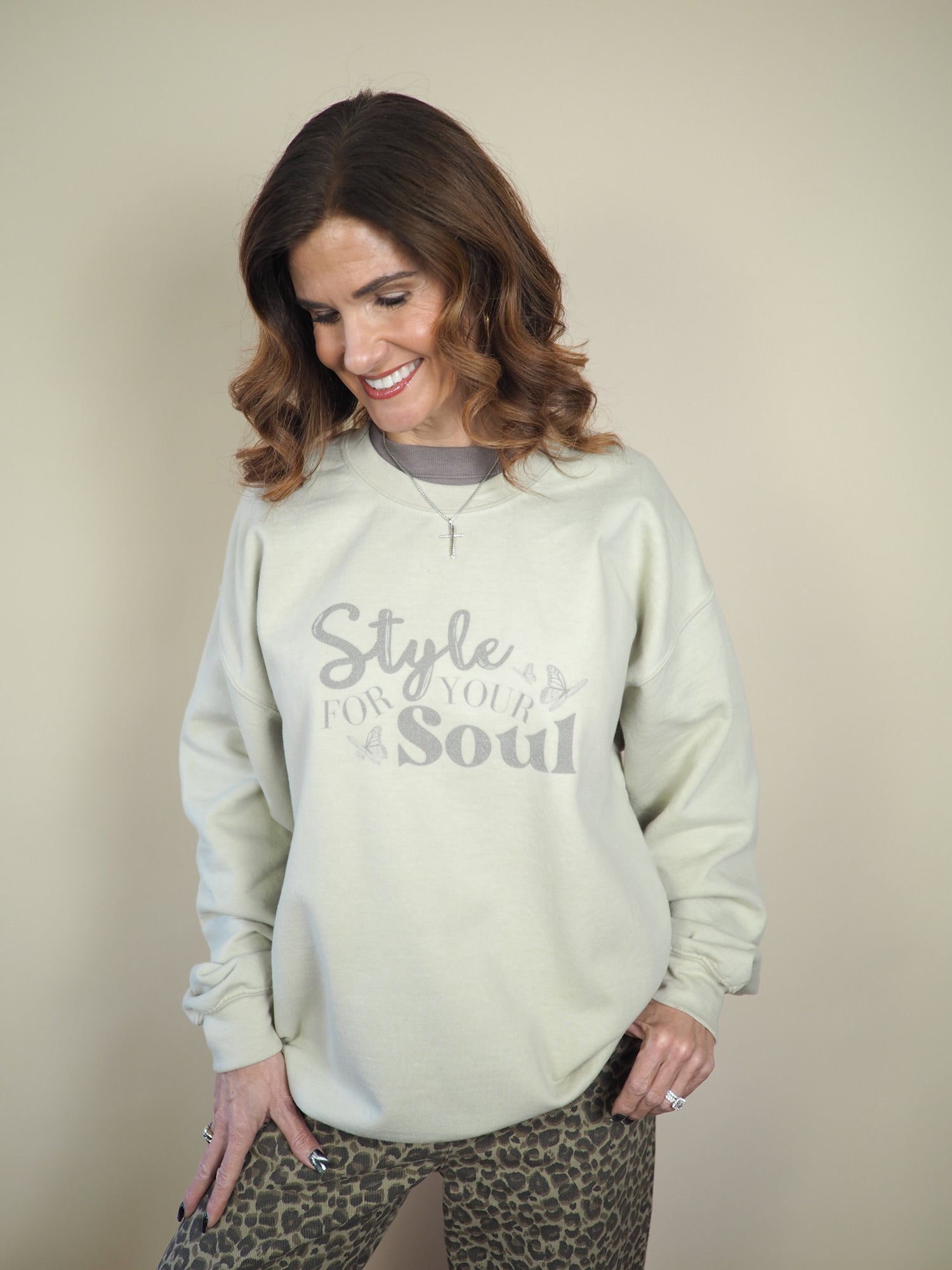 Beige Style For Your Soul Sweatshirt