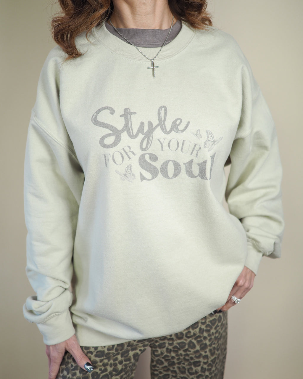 Beige Style For Your Soul Sweatshirt
