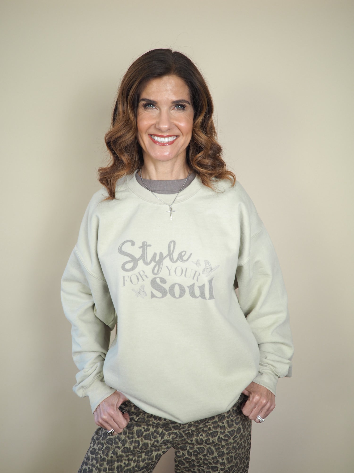 Beige Style For Your Soul Sweatshirt