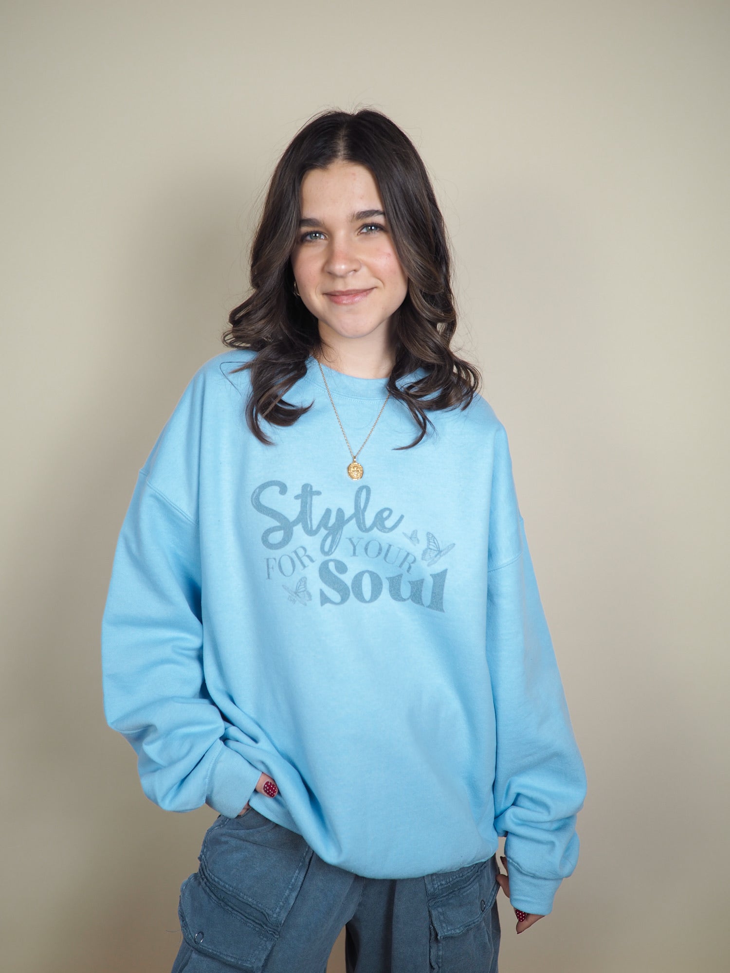 Baby Blue Style For Your Soul Sweatshirt