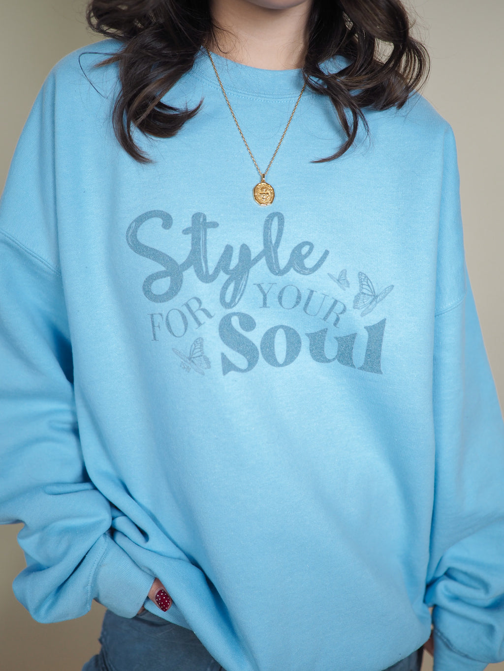 Baby Blue Style For Your Soul Sweatshirt