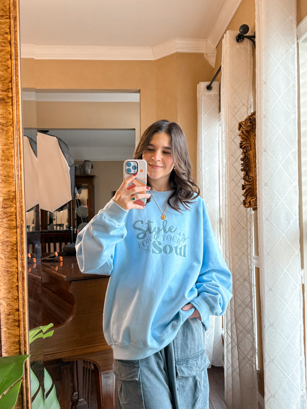 Baby Blue Style For Your Soul Sweatshirt