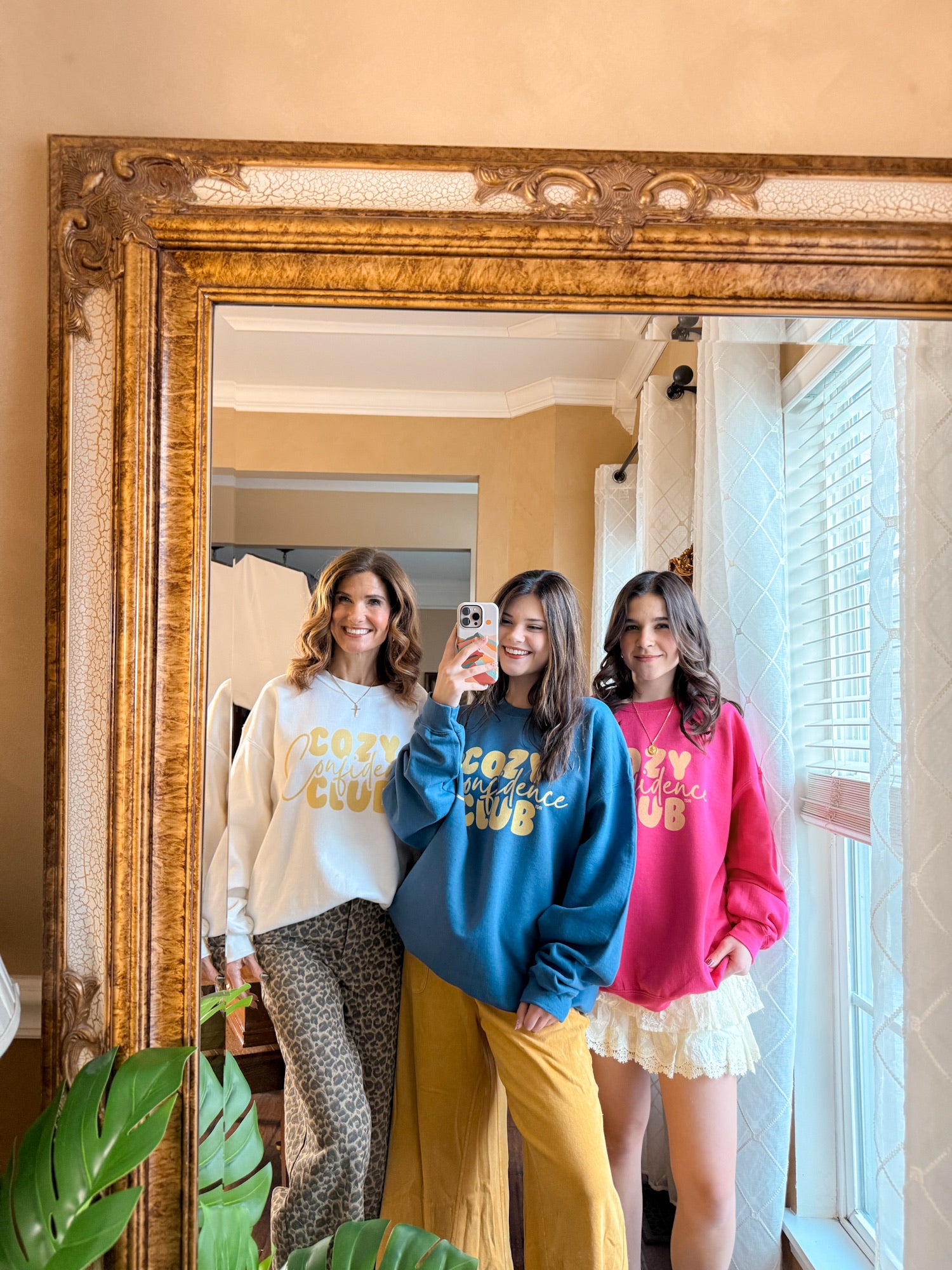 Yellow Cozy Confidence Club Sweatshirt