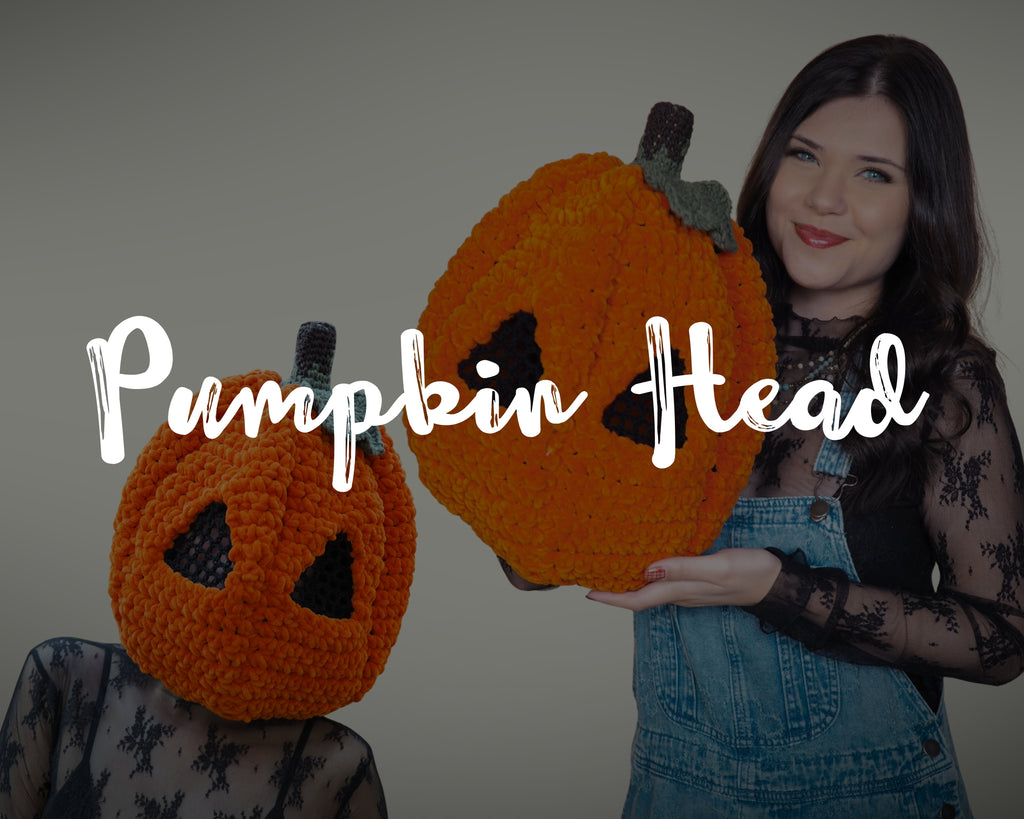 Crochet Pumpkin Head PDF Pattern