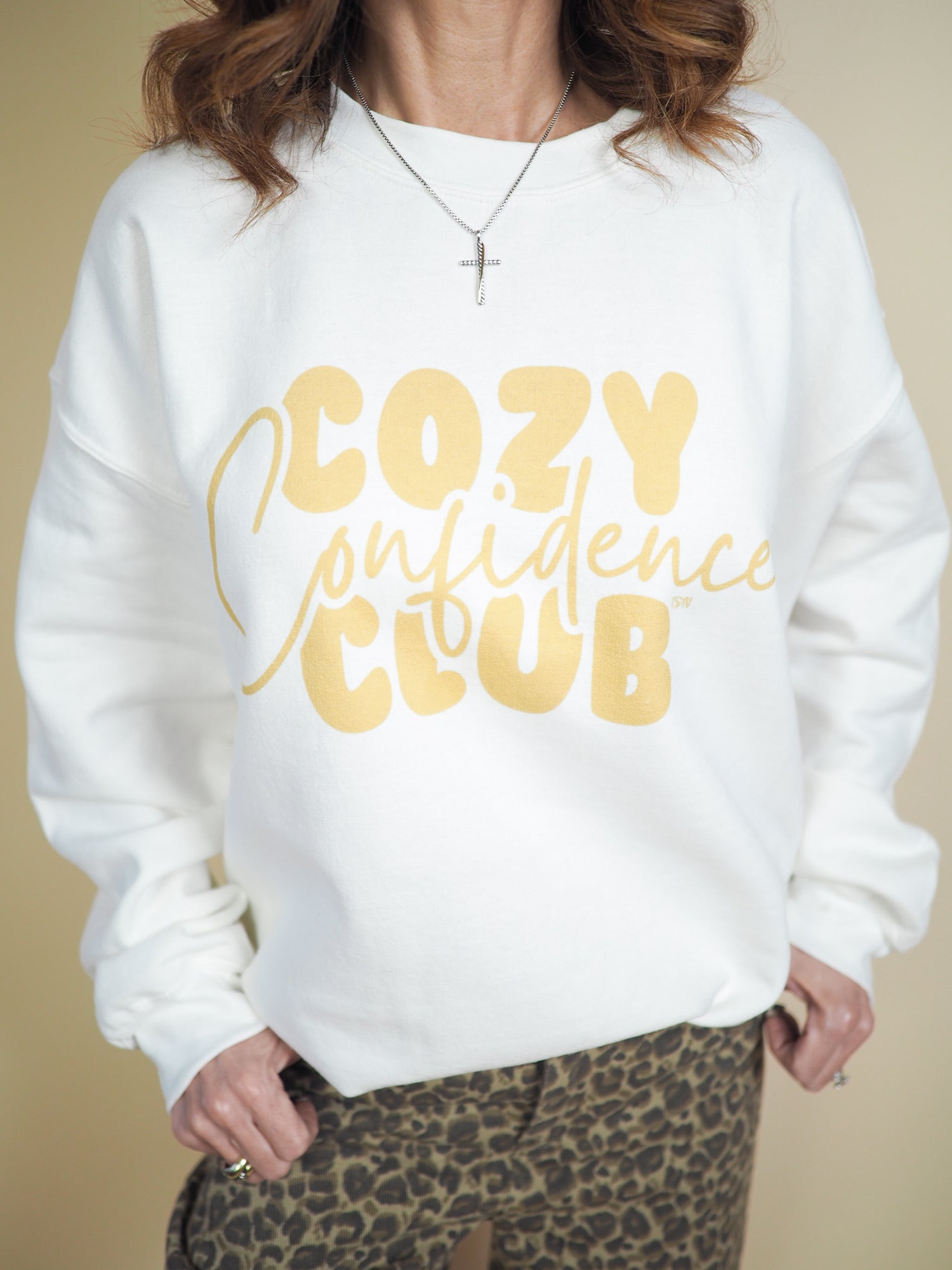 Yellow Cozy Confidence Club Sweatshirt