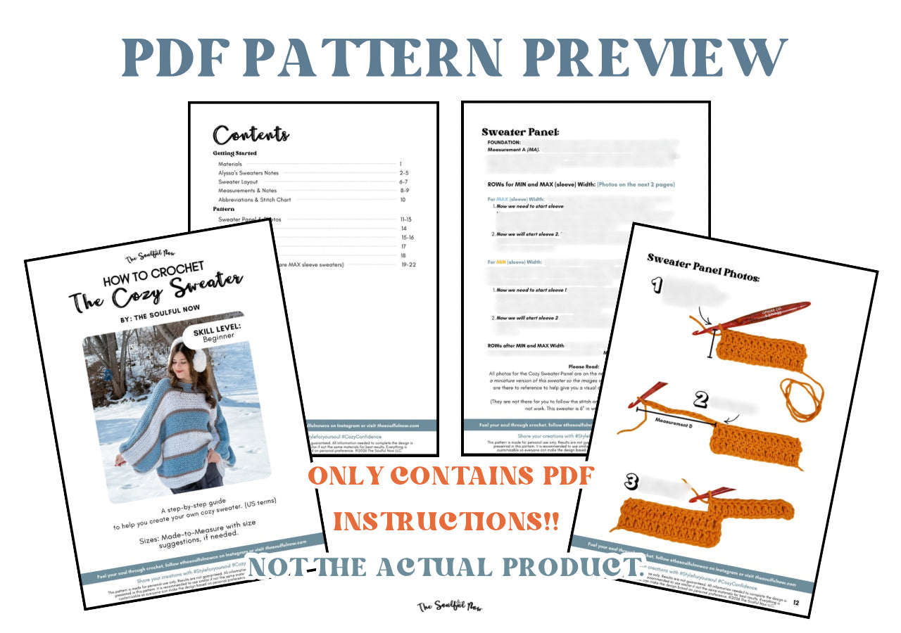 The Cozy Sweater Pattern Course