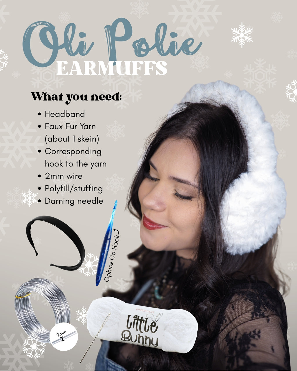Oli Polie Earmuffs Tutorial and PDF