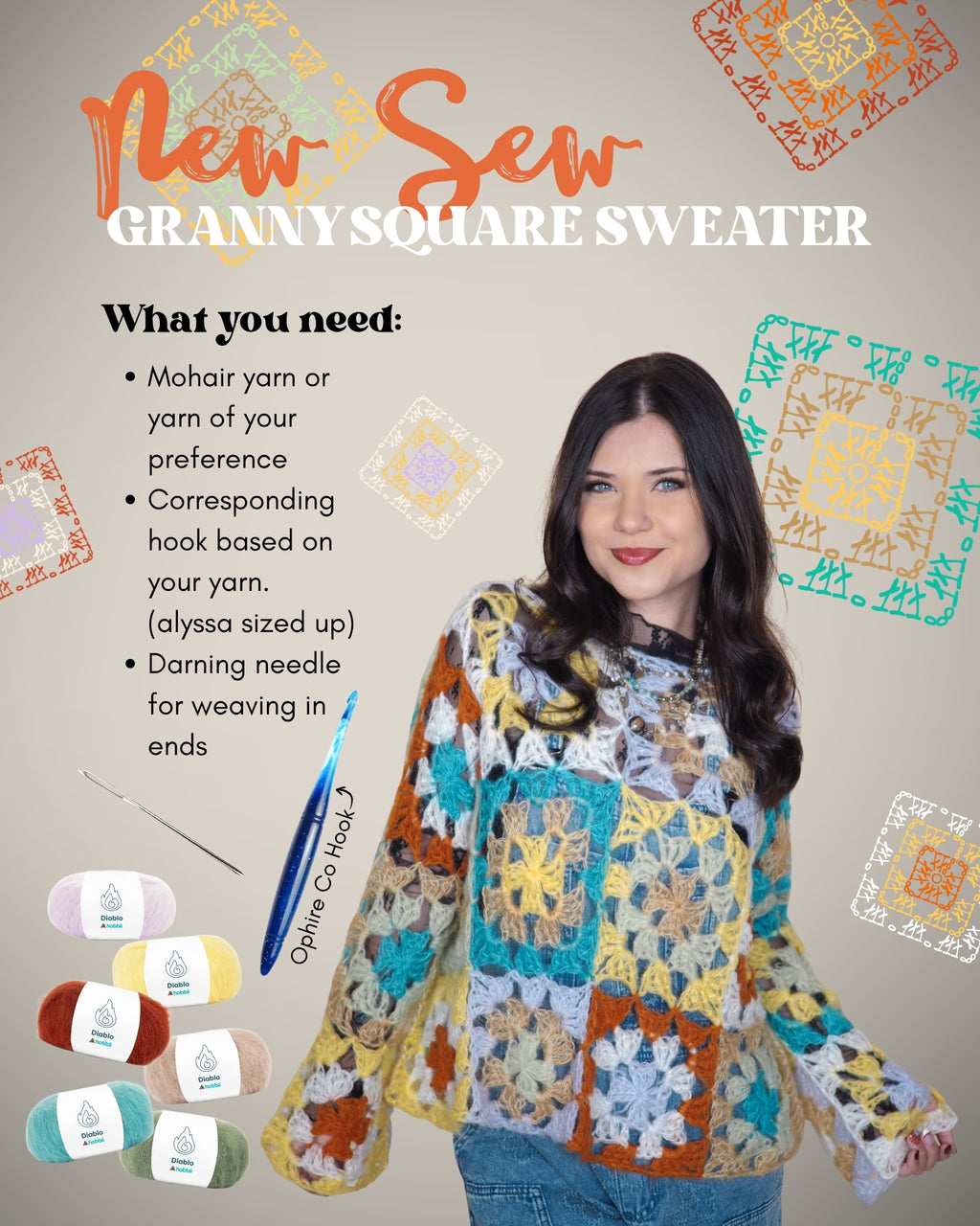 Granny Square Sweater Pattern