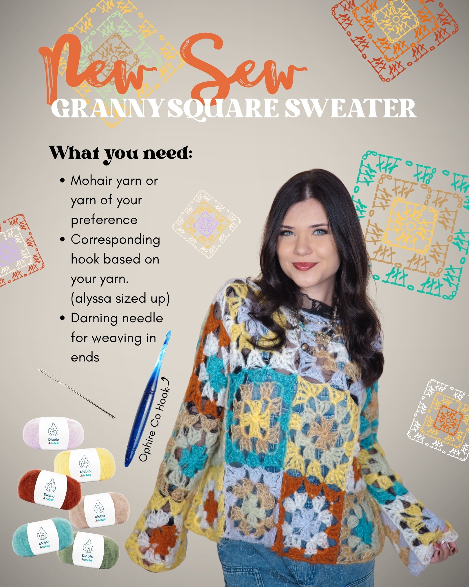 Granny Square Sweater Pattern